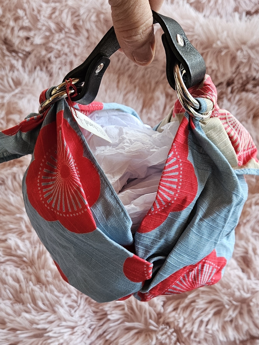Japanese Origami Scarf Baglet NEW!!